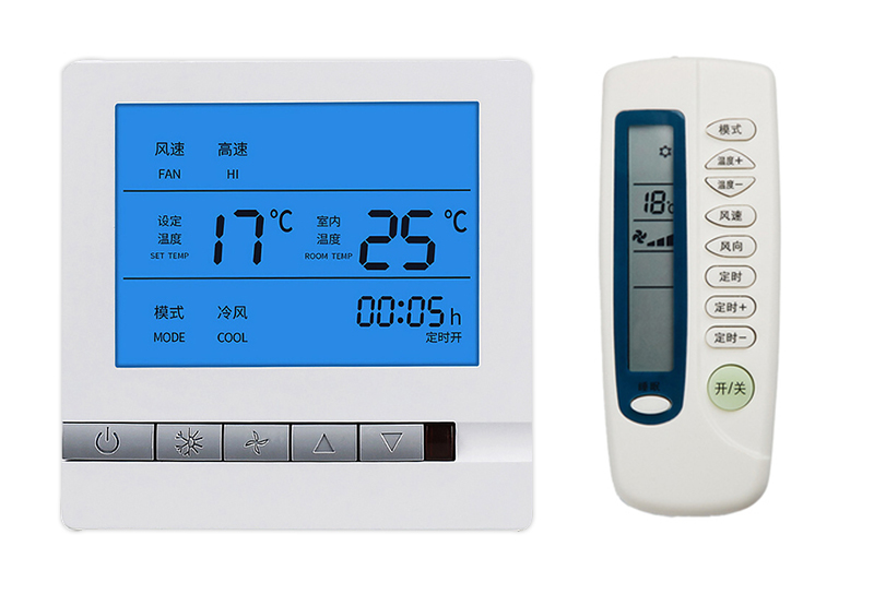 水空調液晶溫控器怎么調管溫？